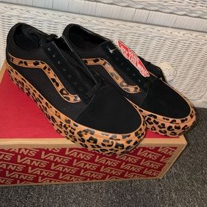 Vans Leopard Platform Sneakers